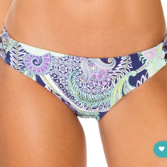 Luli Fama Cosita Buena Fringe Plunge Push Up Top And Dynasty Full Bottom Size XS - Picture 14 of 15